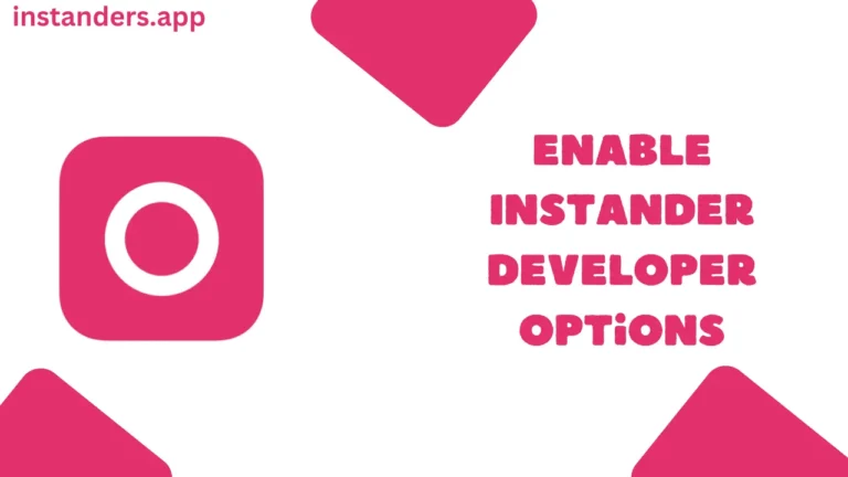 How To Enable Instander Developer Options?